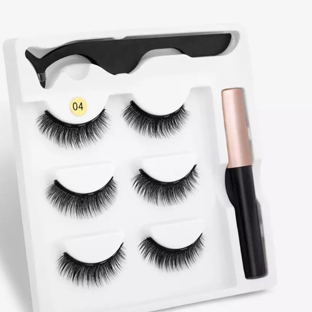 3D mink magnetic eyelashes